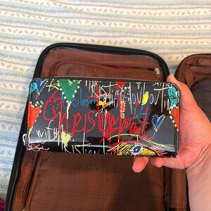 Christian Louboutin Graffiti Long Wallet Like New